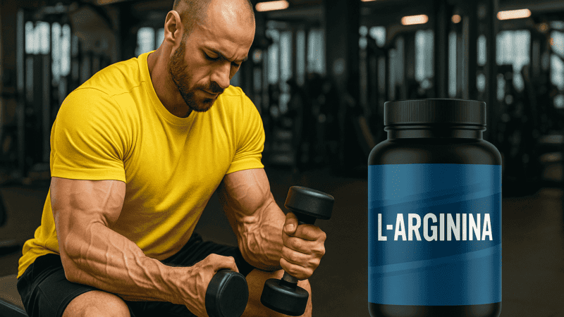 Loja Produto Arginina 3 Homem calvo treinando - post arginina