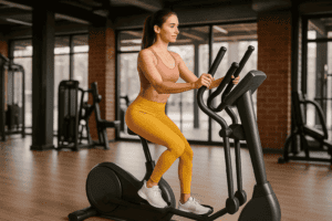 Mulher Aparelho Eliptico