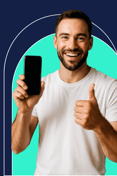 HOMEM COM IPHONE